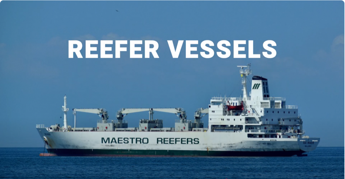 Reefer Vessels are tempreture -controlled shipps